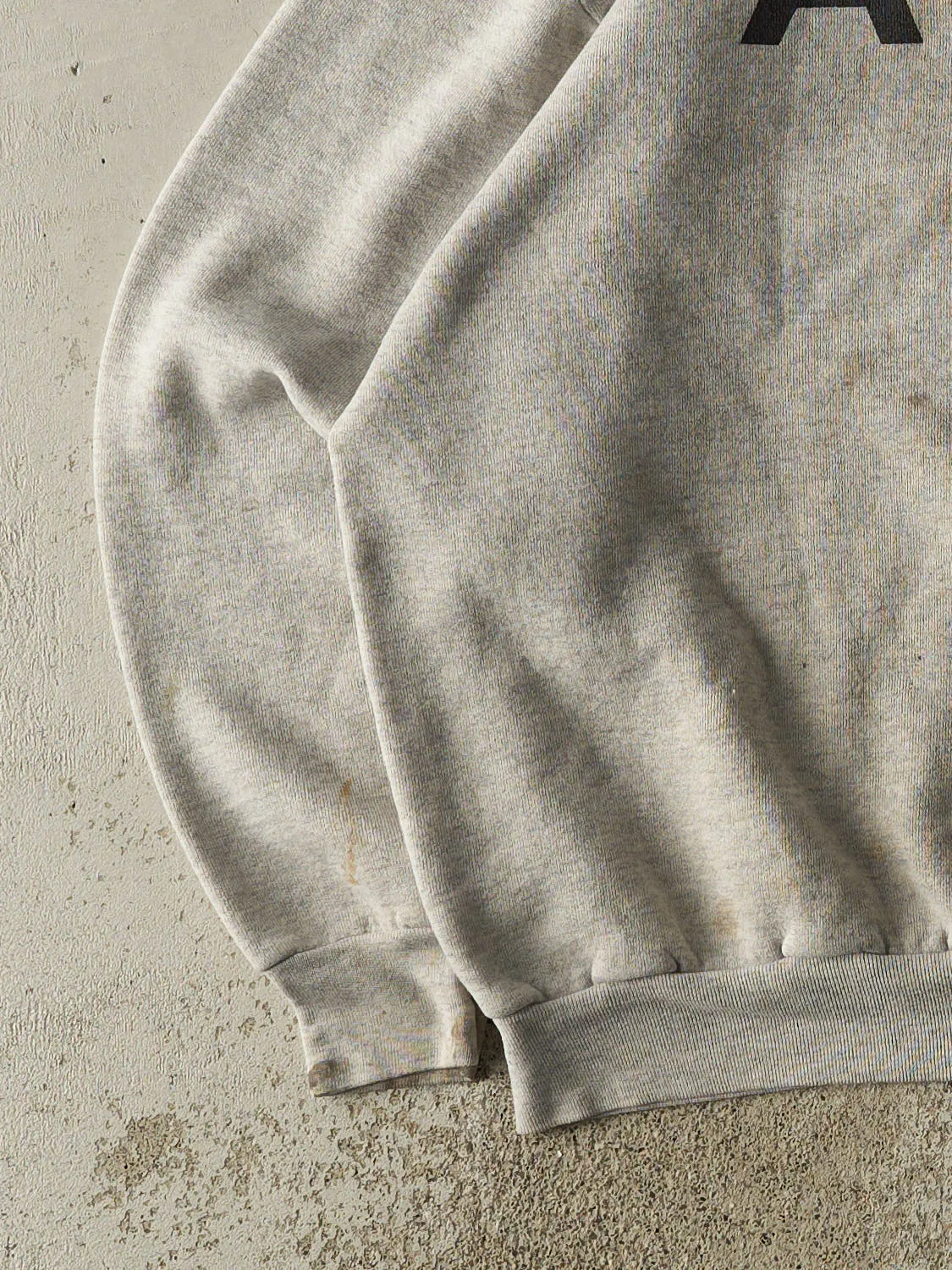 Vintage 90s Heather Grey Army Crewneck (M/L) sold by Rebalance Vintage product image thumbnail 3