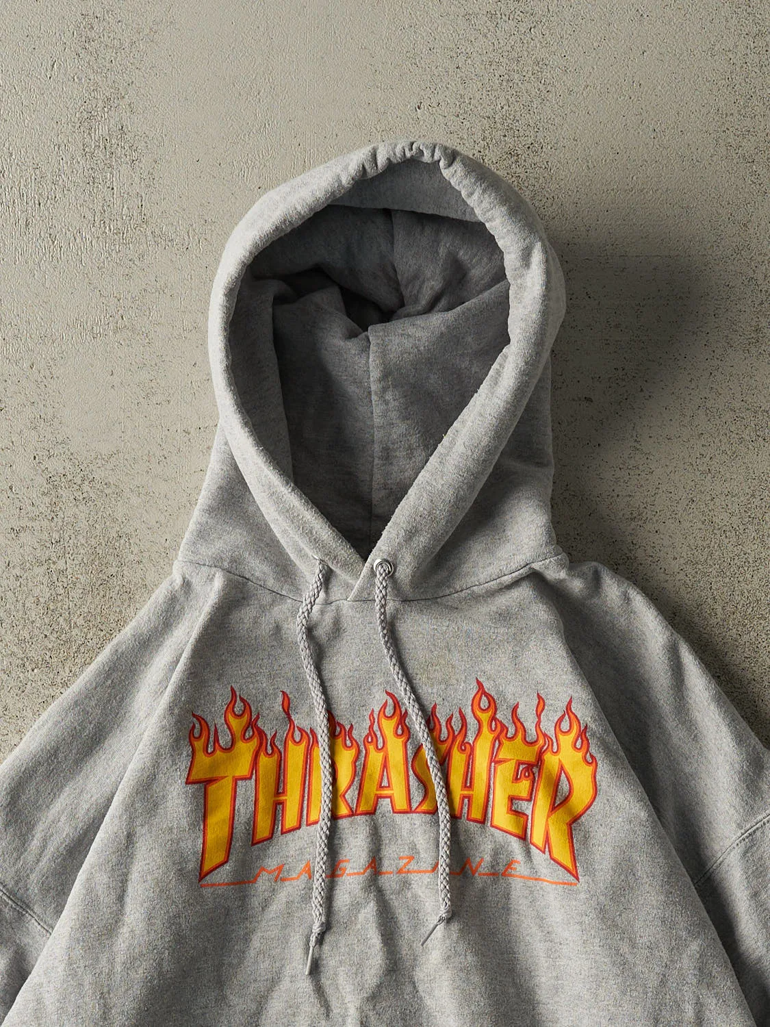 Vintage Y2K Grey Thrasher Hoodie (L/XL) sold by Rebalance Vintage product image thumbnail 2