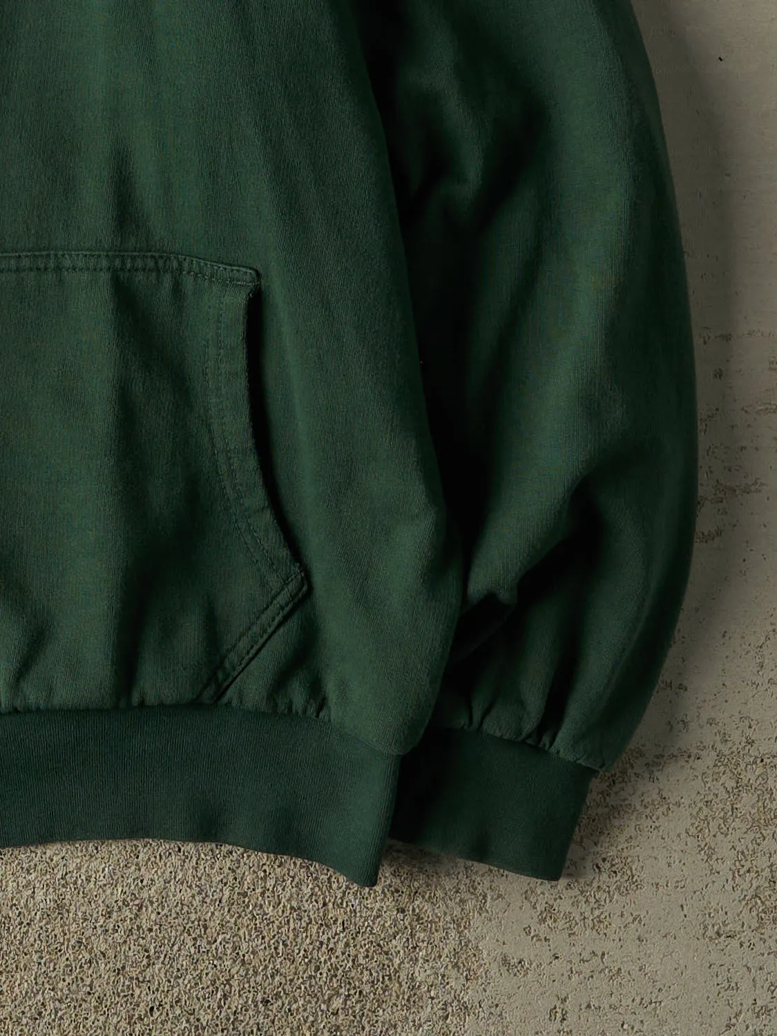 Vintage 90s Green Thermal Lined Zip Up Hoodie (L/XL) sold by Rebalance Vintage product image thumbnail 4