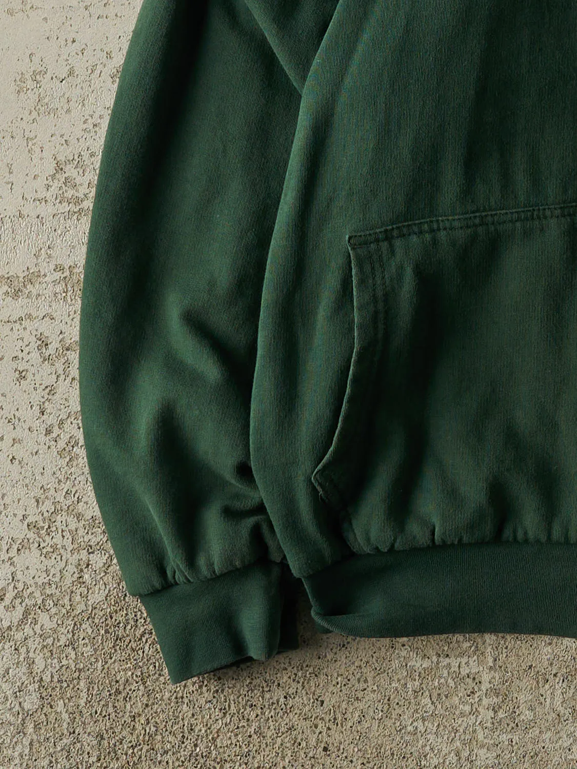 Vintage 90s Green Thermal Lined Zip Up Hoodie (L/XL) sold by Rebalance Vintage product image thumbnail 3