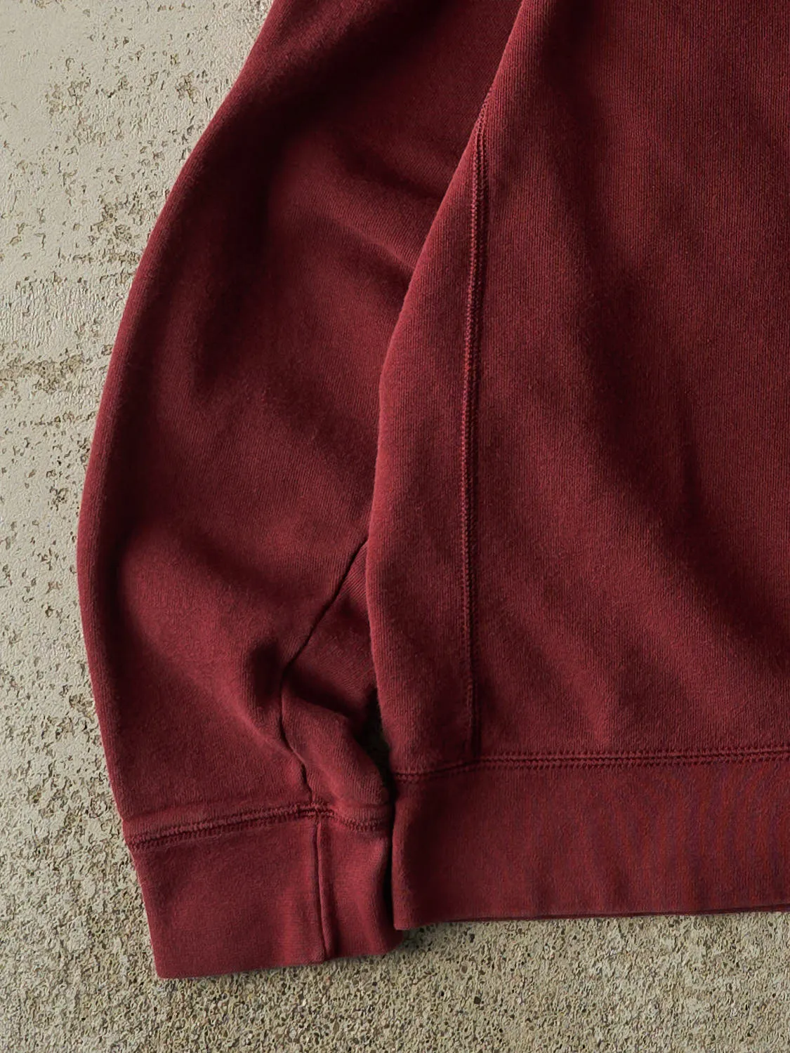 Vintage Y2K Burgundy Russell Athletic Embroidered Crewneck (M/L) sold by Rebalance Vintage product image thumbnail 3