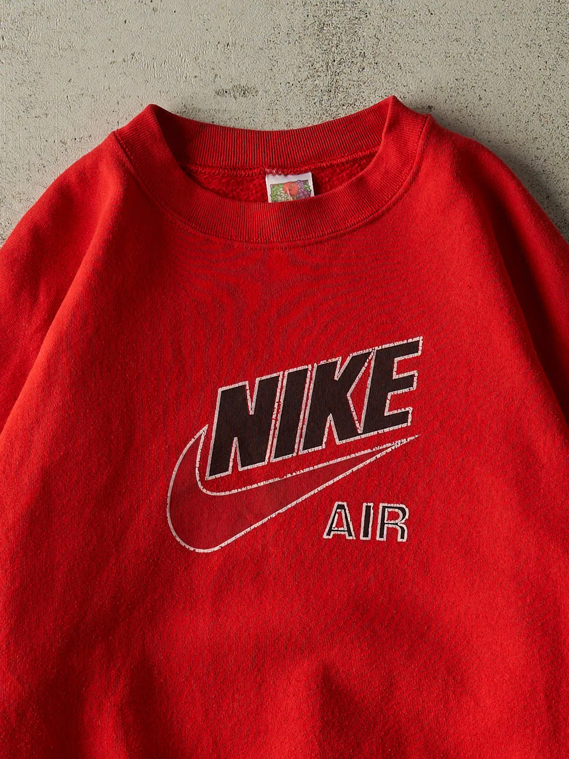 Vintage 90s Red Nike Air Bootleg Crewneck (XL/XXL) sold by Rebalance Vintage product image thumbnail 2