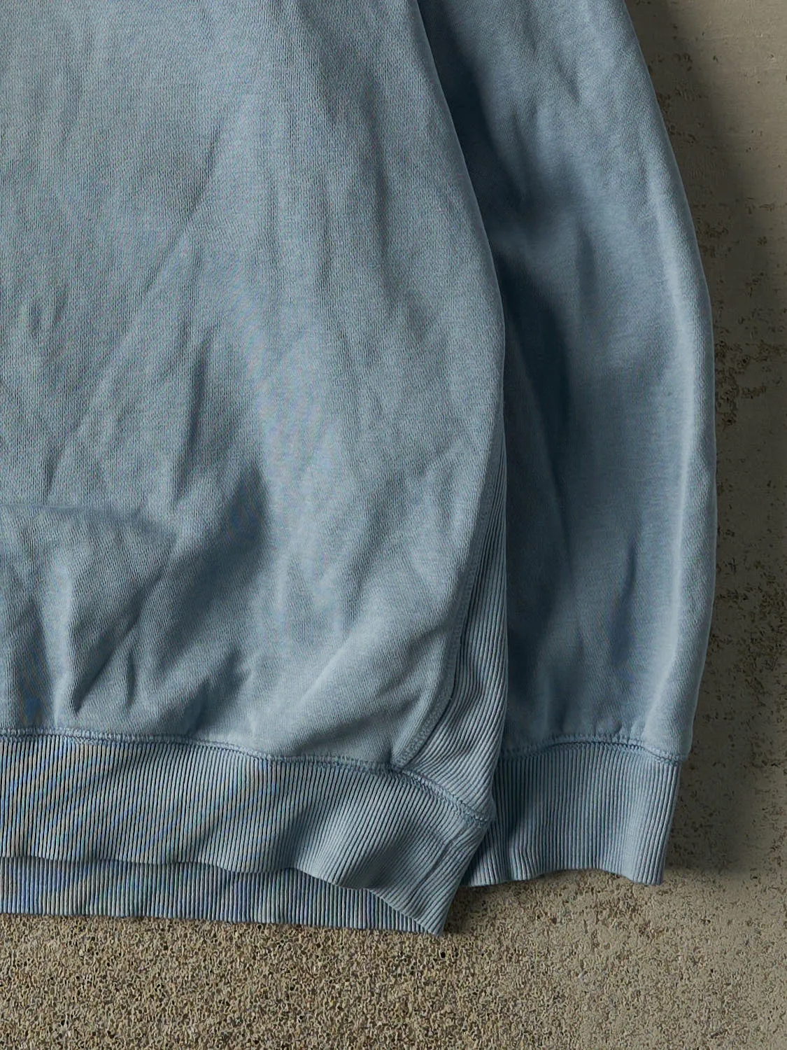 Vintage Y2K Washed Blue Hurley Embroidered Crewneck (XL/XXL) sold by Rebalance Vintage product image thumbnail 4