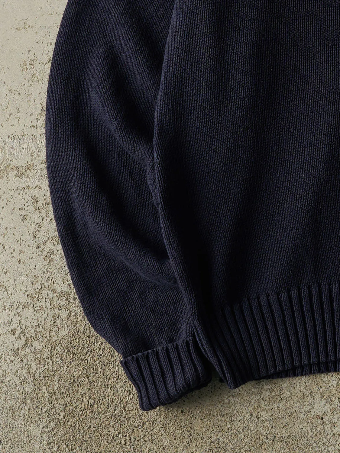Vintage 90s Navy Blue Polo Ralph Lauren Knit (XL/XXL) sold by Rebalance Vintage product image thumbnail 3