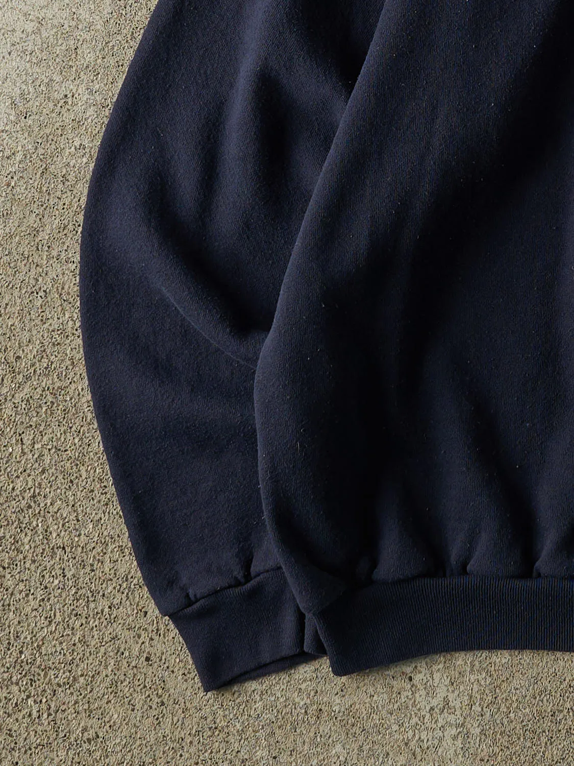 Vintage 80s Navy Blue West Virginia University Embroidered Crewneck (S) sold by Rebalance Vintage product image thumbnail 3