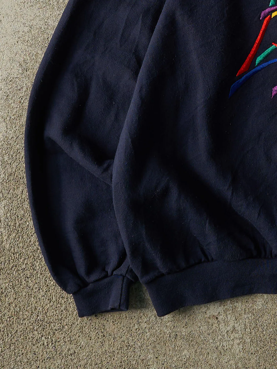 Vintage 90s Navy Blue Paris France Crewneck (S) sold by Rebalance Vintage product image thumbnail 3