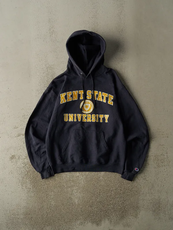 Vintage Y2K Navy Blue Kent State University Champion Hoodie (S/M) sold by Rebalance Vintage