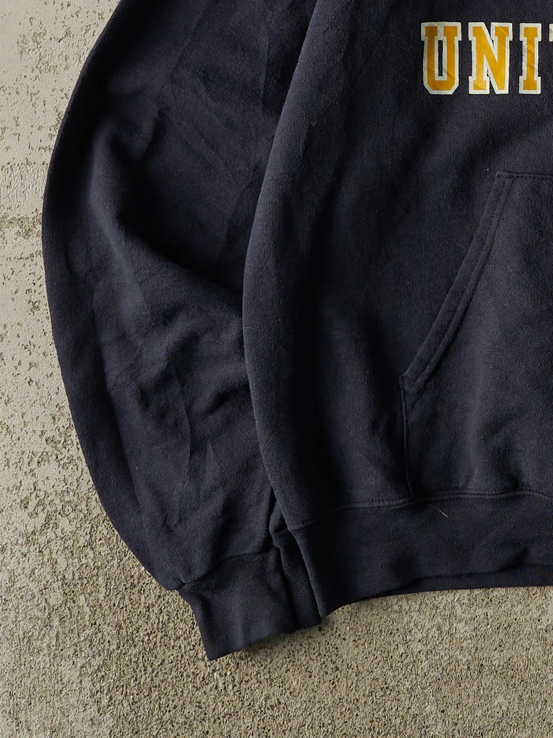 Vintage Y2K Navy Blue Kent State University Champion Hoodie (S/M) sold by Rebalance Vintage product image thumbnail 3
