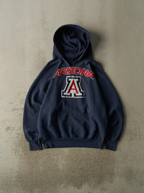 Vintage Y2K Navy Blue University of Arizona Embroidered Hoodie (M) made by Rebalance Vintage