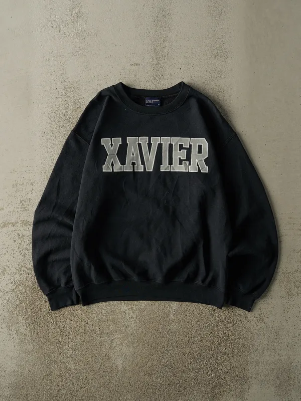 Vintage 90s Black Xavier Crewneck (S/M) sold by Rebalance Vintage