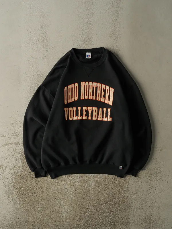Vintage 90s Black Russell Athletic Ohio Northern Volleyball Crewneck (XL/XXL) sold by Rebalance Vintage