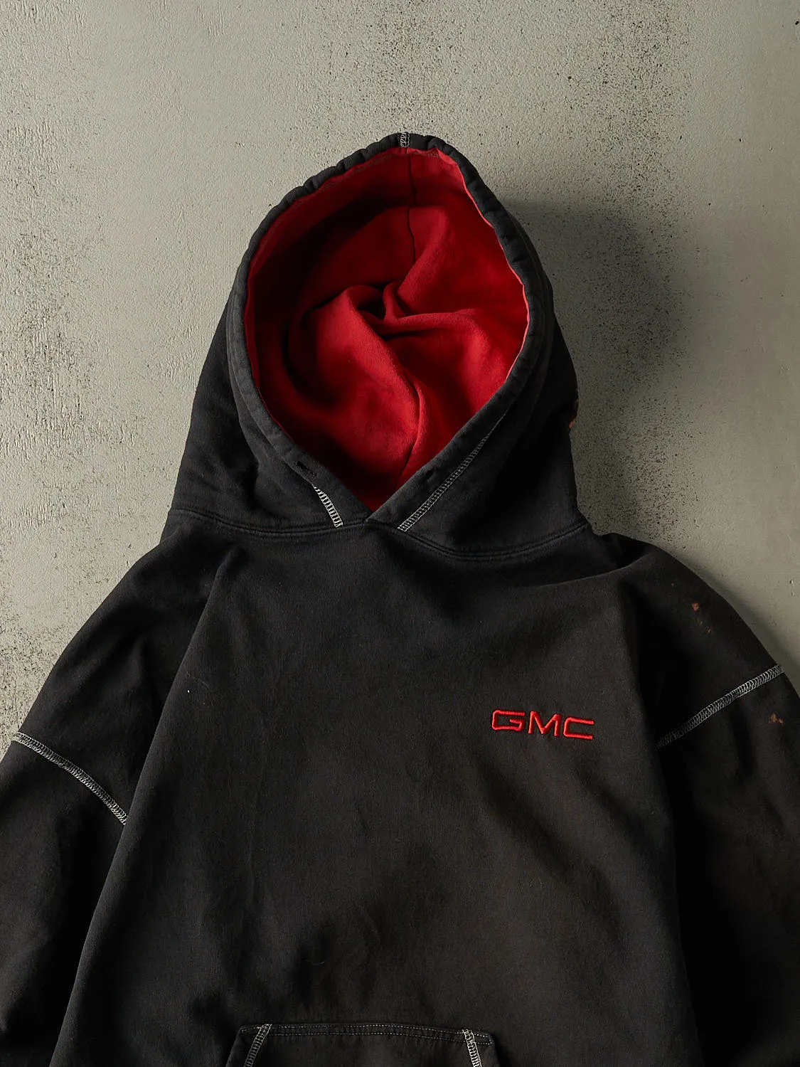 Vintage 90s Black GMC Embroidered Hoodie (M/L) sold by Rebalance Vintage product image thumbnail 2