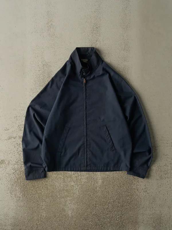 Vintage 70s Navy Blue Harrington Work Jacket (S) sold by Rebalance Vintage