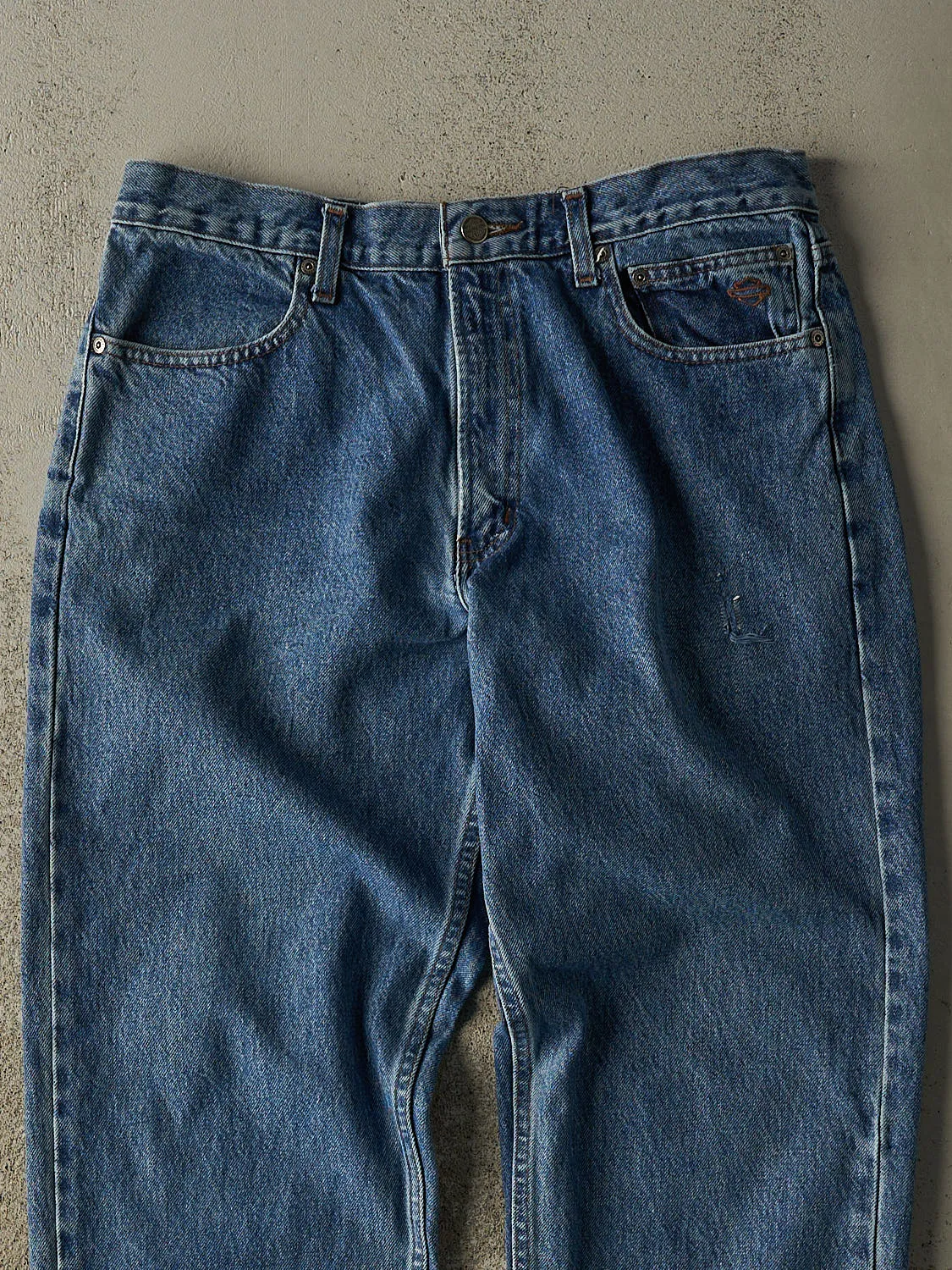 Vintage 90s Mid Wash Harley Davidson Jeans (33x29.5) sold by Rebalance Vintage product image thumbnail 4