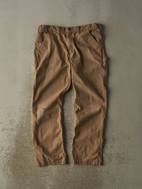 Vintage Y2K Beige Carhartt Carpenter Pants (34x30) sold by Rebalance Vintage