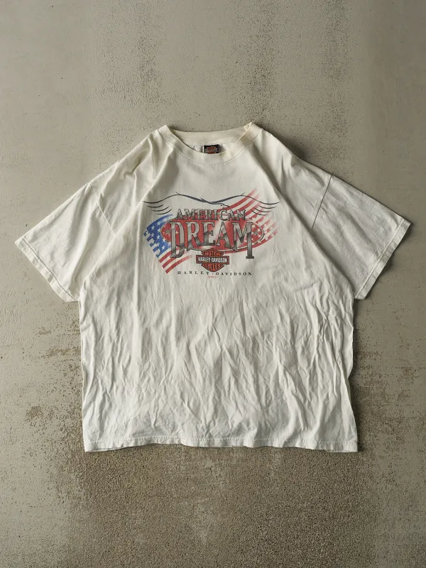 Vintage 03' White Harley Davidson American Dream Tee (XL/XXL) sold by Rebalance Vintage