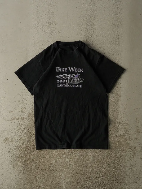Vintage 01' Black Daytona Beach Bike Week Tee (S/M) sold by Rebalance Vintage