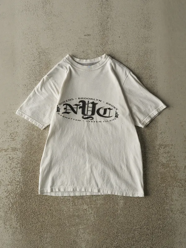 Vintage Y2K White Nike New York City Tee (XS) sold by Rebalance Vintage
