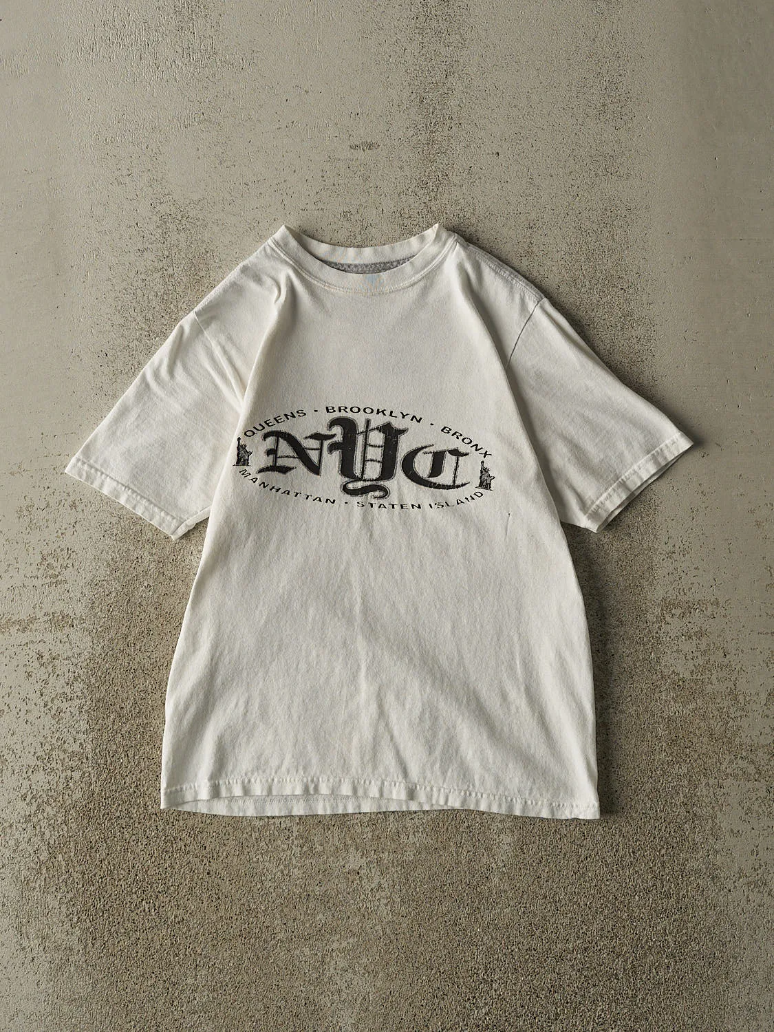 Vintage Y2K White Nike New York City Tee (XS) sold by Rebalance Vintage