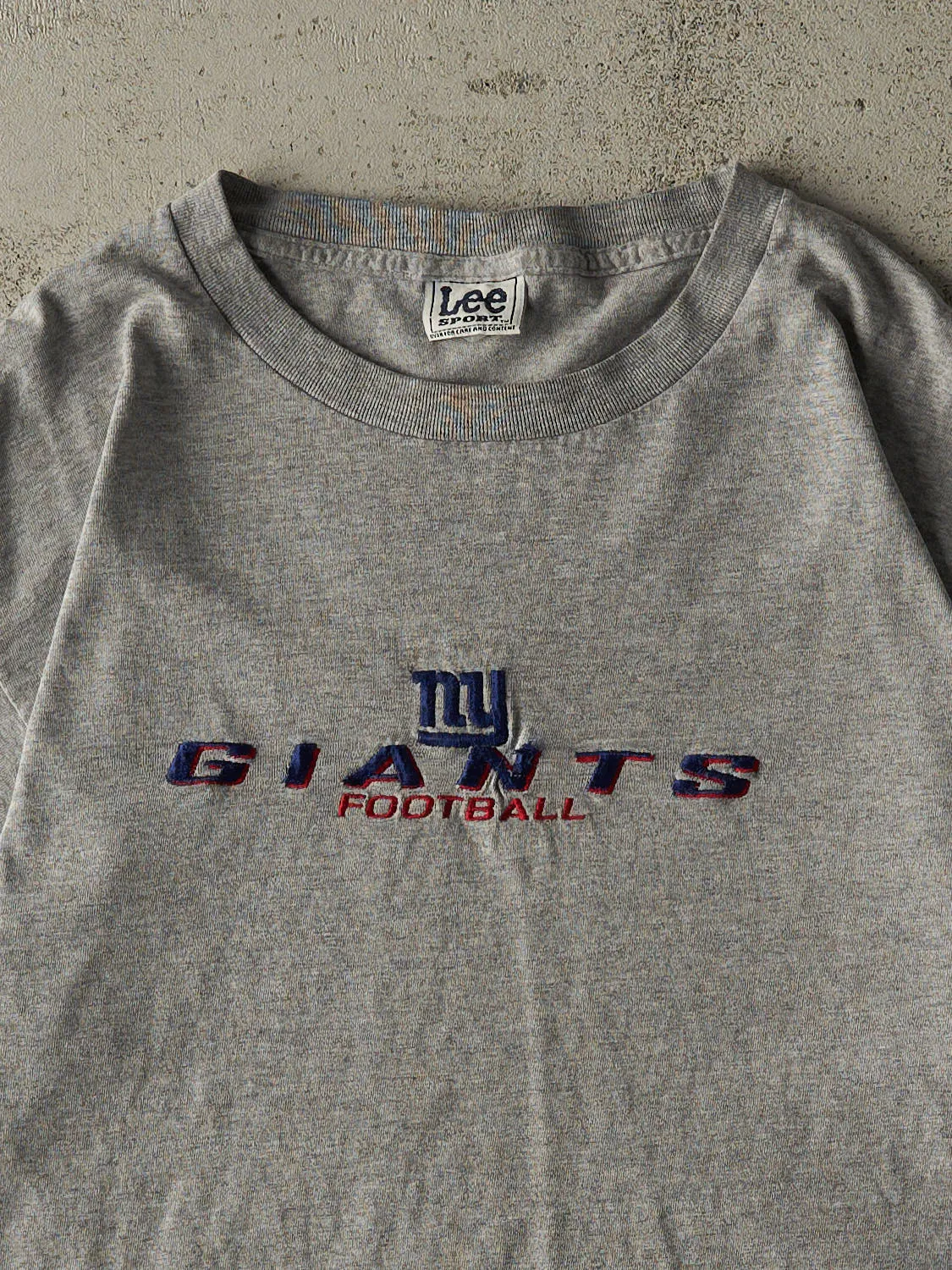 Vintage 90s Grey New York Giants Football Tee (M/L) sold by Rebalance Vintage product image thumbnail 2