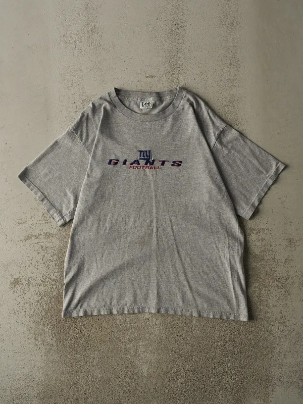 Vintage 90s Grey New York Giants Football Tee (M/L) sold by Rebalance Vintage