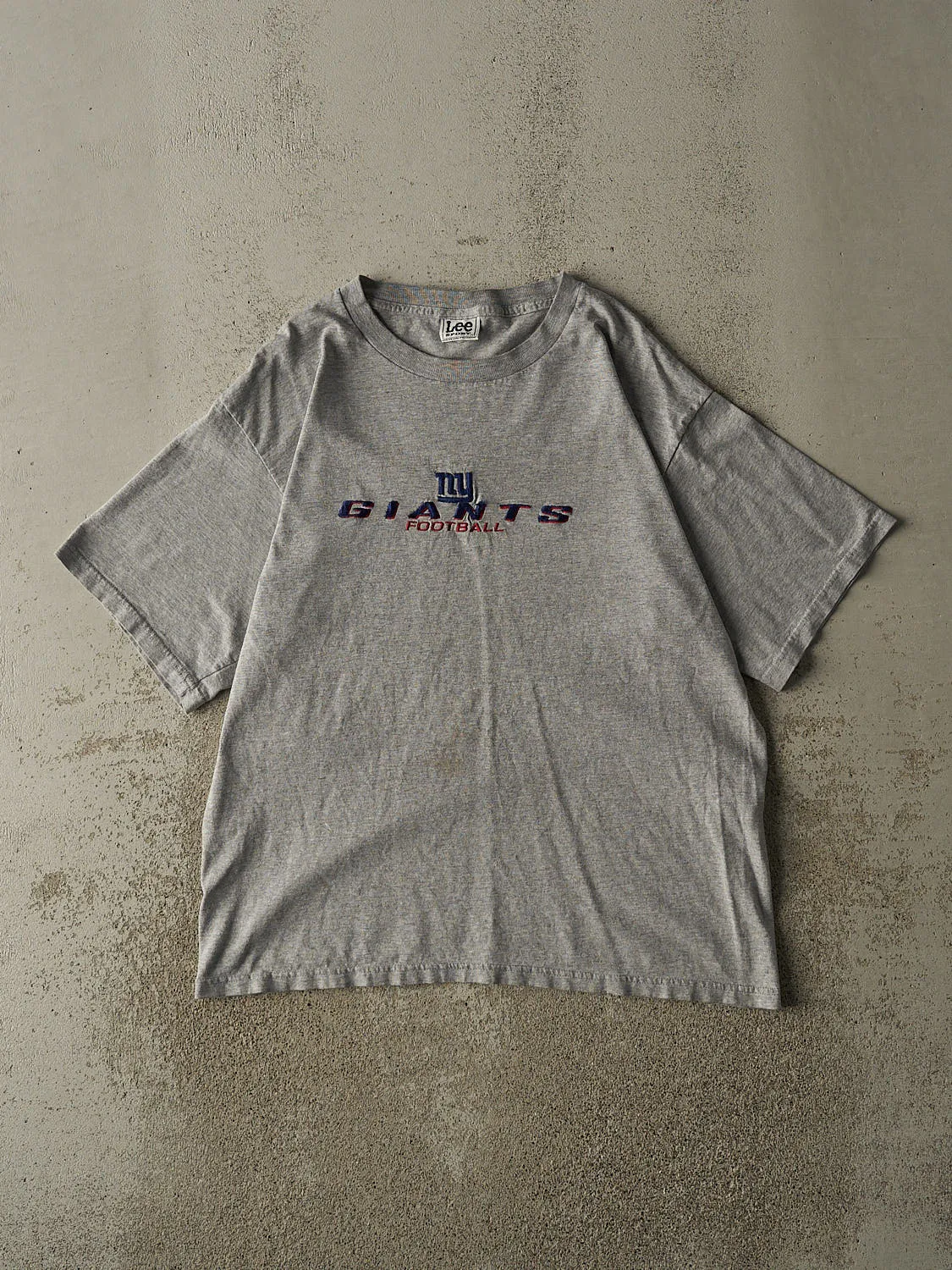 Vintage 90s Grey New York Giants Football Tee (M/L) sold by Rebalance Vintage