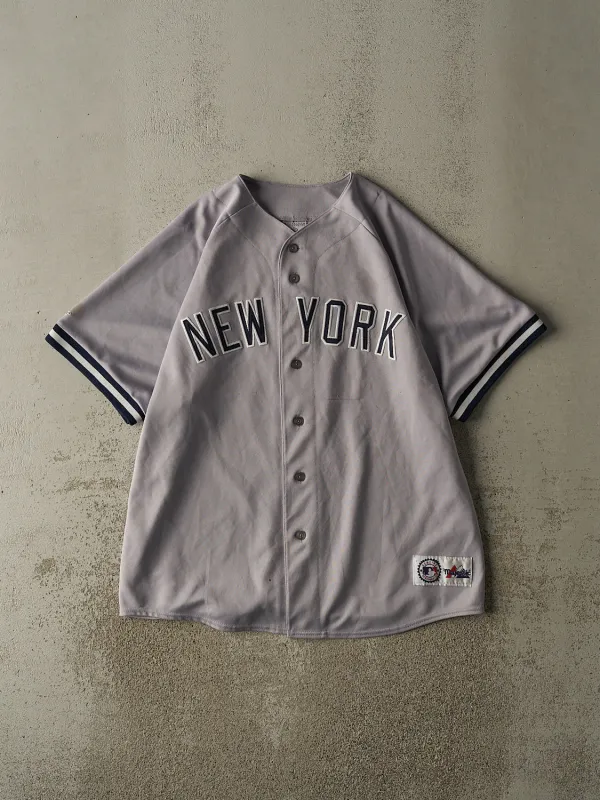 Vintage Y2K Grey New York Yankees #2 Derek Jeter Jersey (XL/XXL) sold by Rebalance Vintage