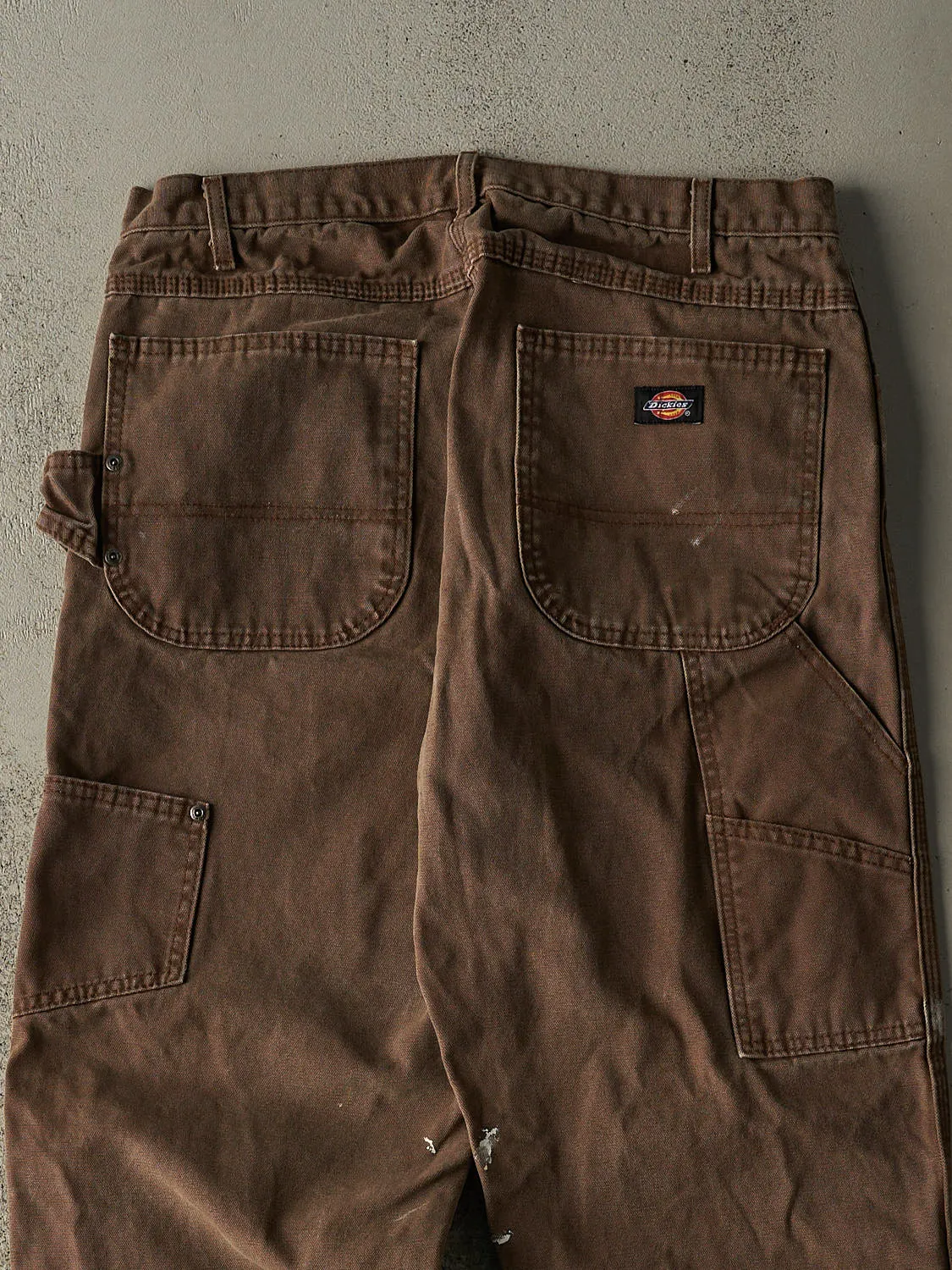 Vintage 90s Brown Dickies Carpenter Pants (33x31.5) sold by Rebalance Vintage product image thumbnail 4