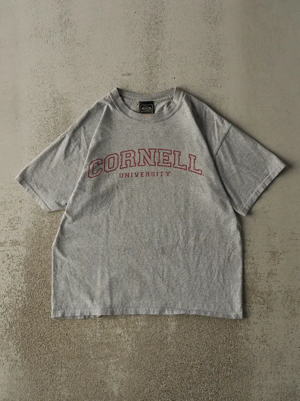 Vintage Y2K Grey Cornell University Tee (M) sold by Rebalance Vintage