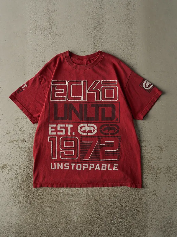Vintage Y2K Red Ecko Tee (XL) sold by Rebalance Vintage