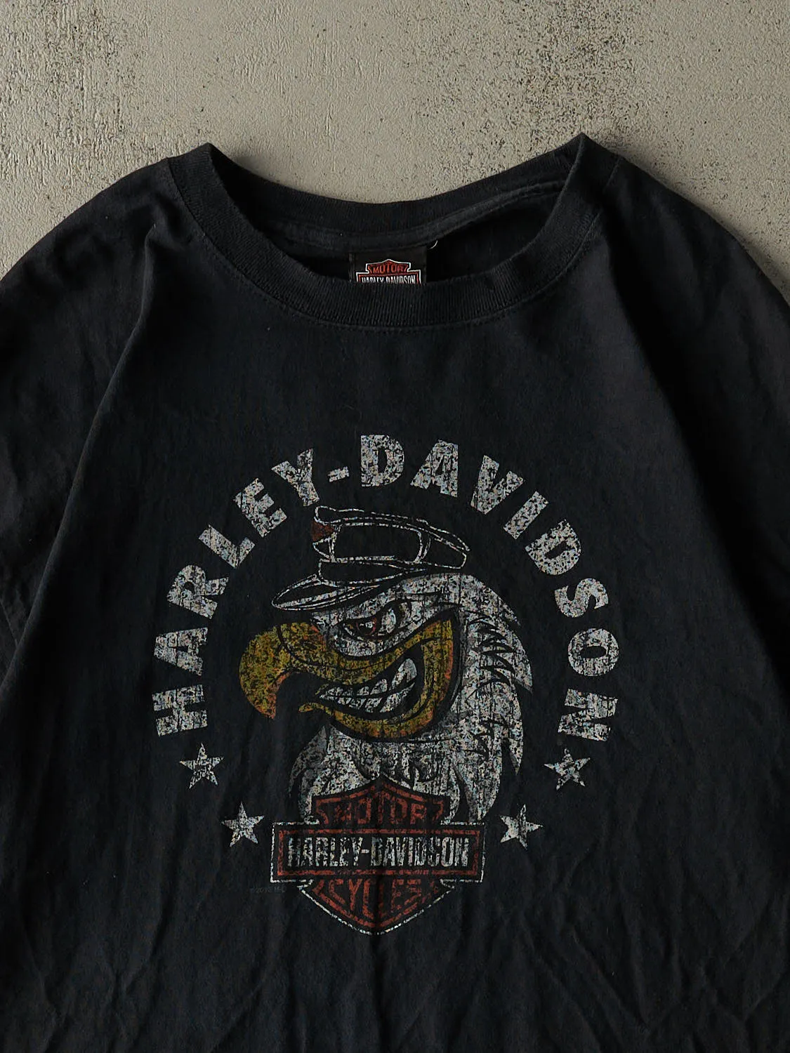 Vintage 13' Black Harley Davidson Oakdale NY Tee (L/XL) sold by Rebalance Vintage product image thumbnail 3