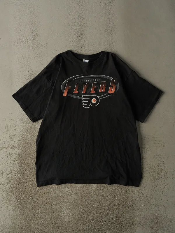 Vintage 90s Black Philadelphia Flyers Single Stitch Tee (XL/XXL) sold by Rebalance Vintage