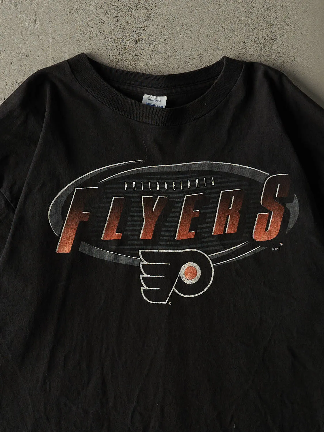 Vintage 90s Black Philadelphia Flyers Single Stitch Tee (XL/XXL) sold by Rebalance Vintage product image thumbnail 2