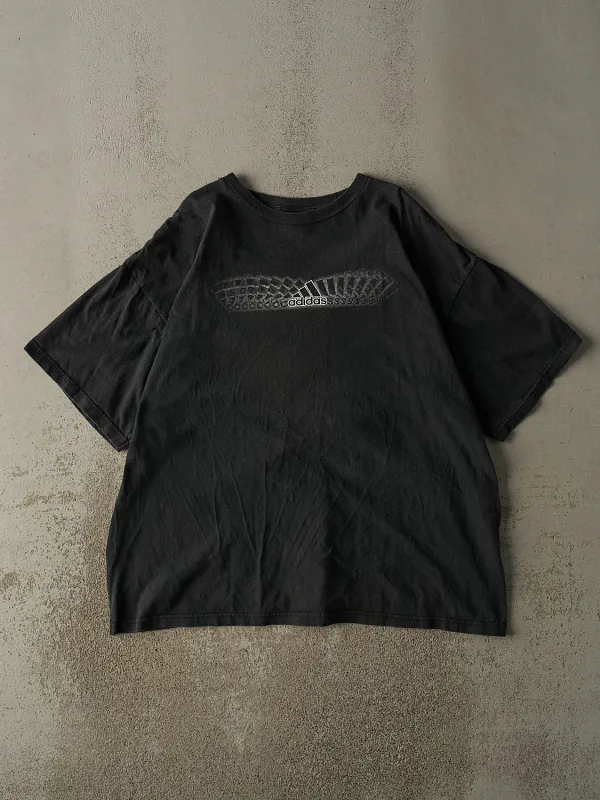 Vintage 90s Black Adidas Logo Tee (XXL/XXXL) sold by Rebalance Vintage
