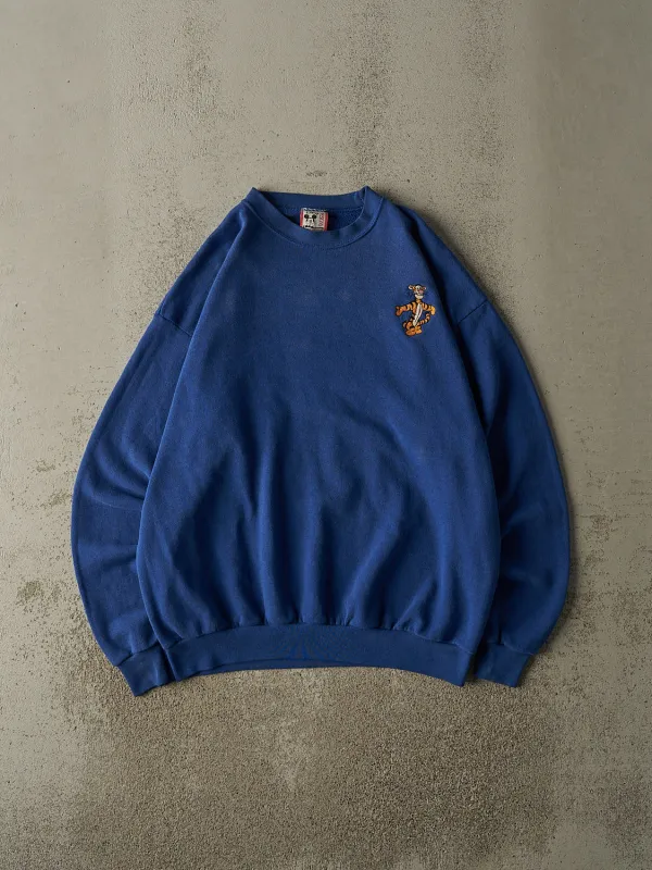 Vintage 90s Blue Tigger Embroidered Crewneck (L/XL) sold by Rebalance Vintage