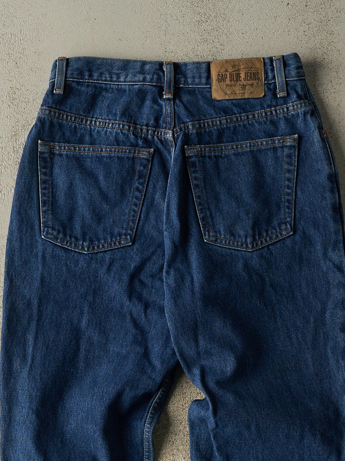 Vintage Y2K Dark Wash Gap Jeans (28x27.5) sold by Rebalance Vintage product image thumbnail 4