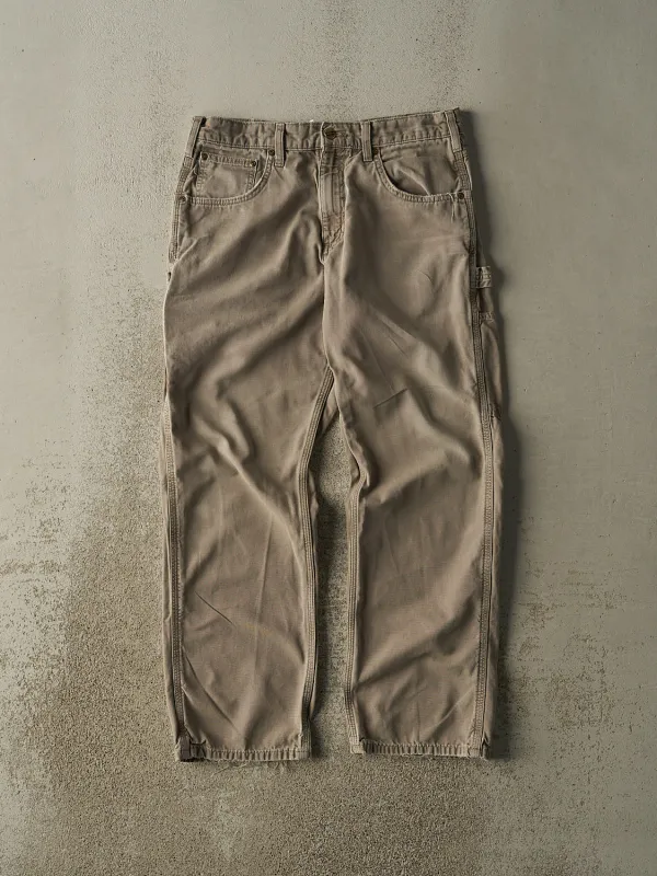 Vintage Y2K Beige Carhartt Carpenter Pants (32x30) sold by Rebalance Vintage
