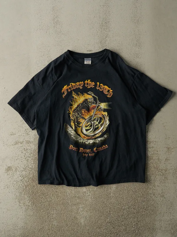 Vintage 07' Black Friday The 13th Port Dover Biker Tee (L/XL) sold by Rebalance Vintage