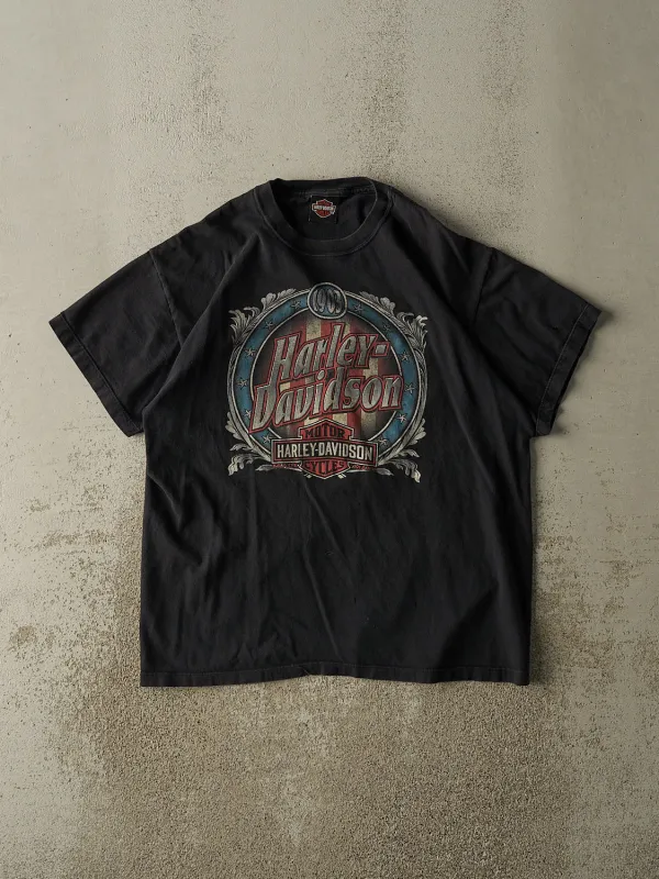 Vintage 12' Black Harley Davidson Canton OH Tee (L/XL) sold by Rebalance Vintage
