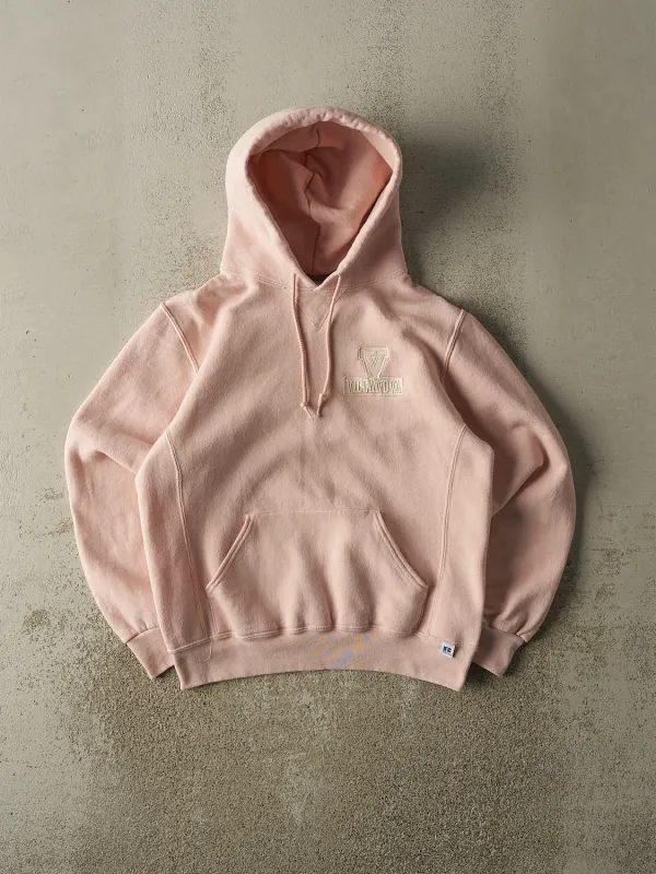 Vintage Y2K Pink Russell Athletic Villanova University Embroidered Hoodie (S/M) sold by Rebalance Vintage