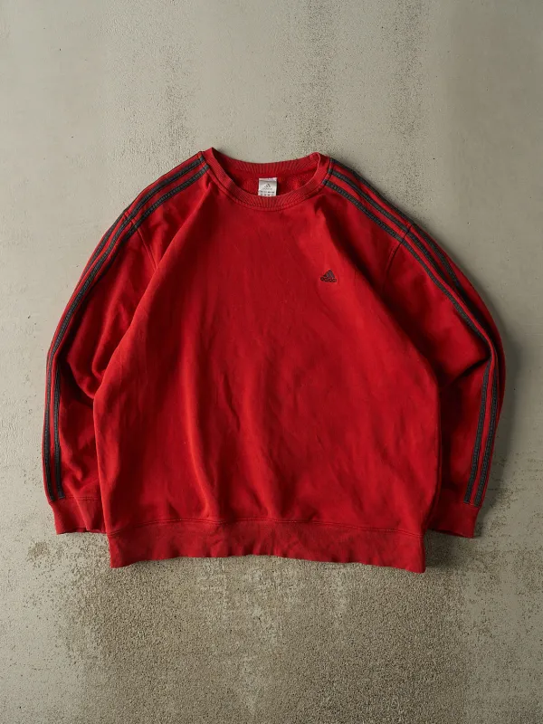 Vintage Y2K Red Adidas Embroidered Crewneck (XL/XXL) sold by Rebalance Vintage