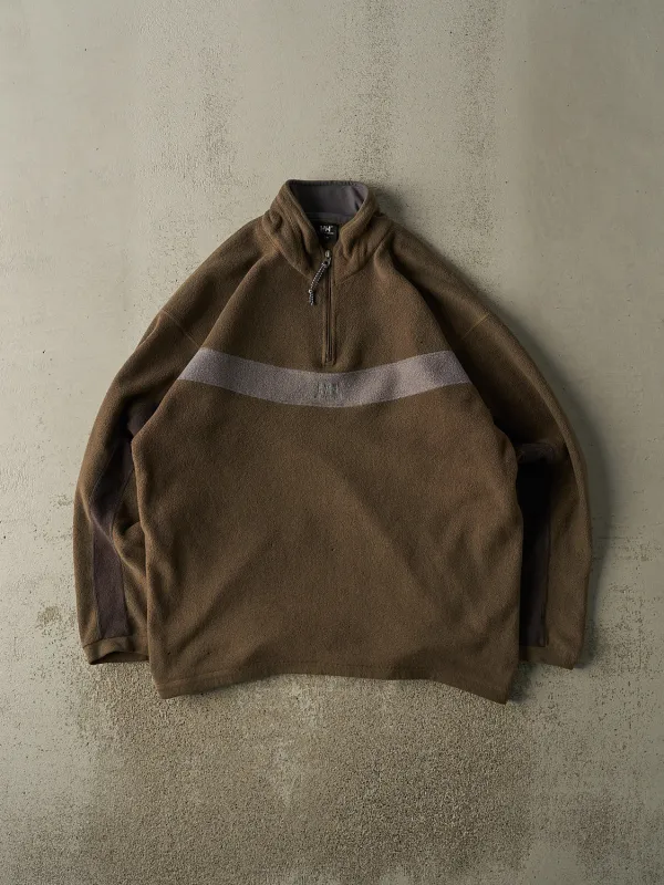 Vintage Y2K Green Helly Hansen Quarter Zip Fleece (XXL) made by Rebalance Vintage