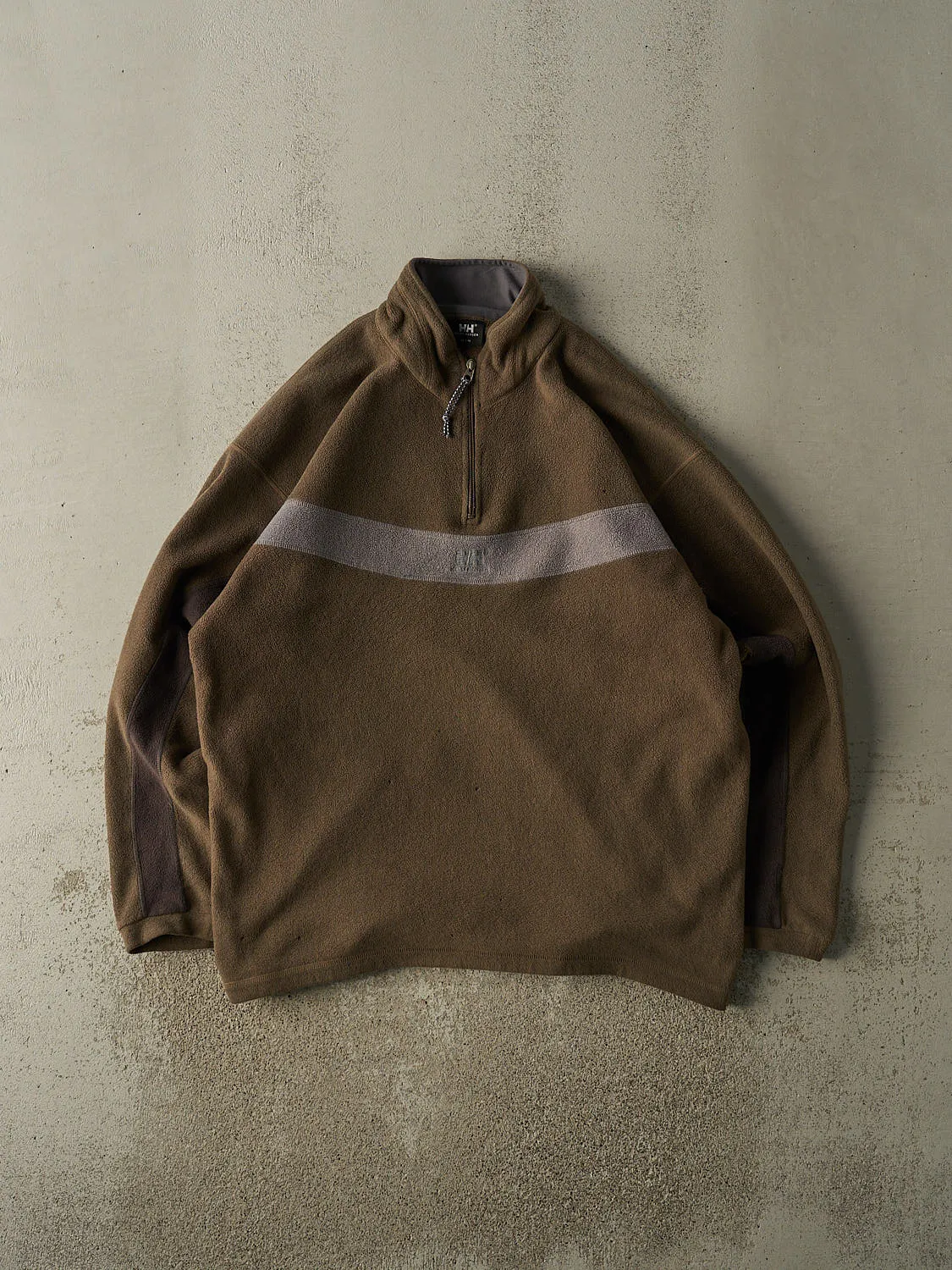 Vintage Y2K Green Helly Hansen Quarter Zip Fleece (XXL) sold by Rebalance Vintage
