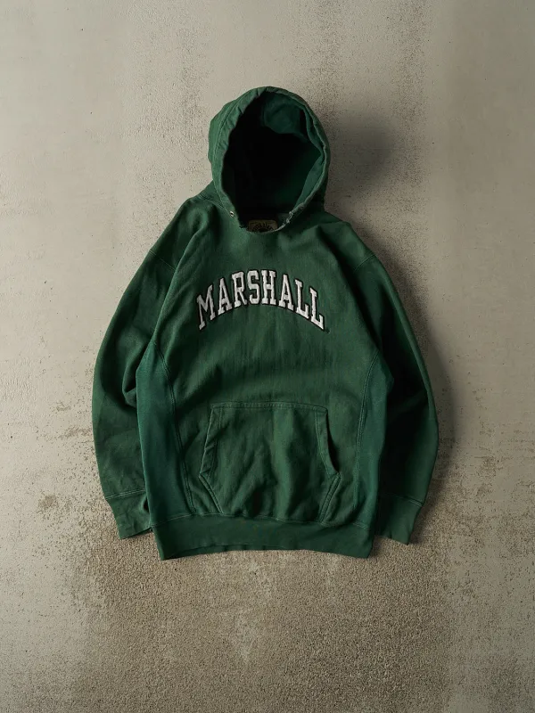 Vintage 90s Green Marshall University Hoodie (S/M) sold by Rebalance Vintage
