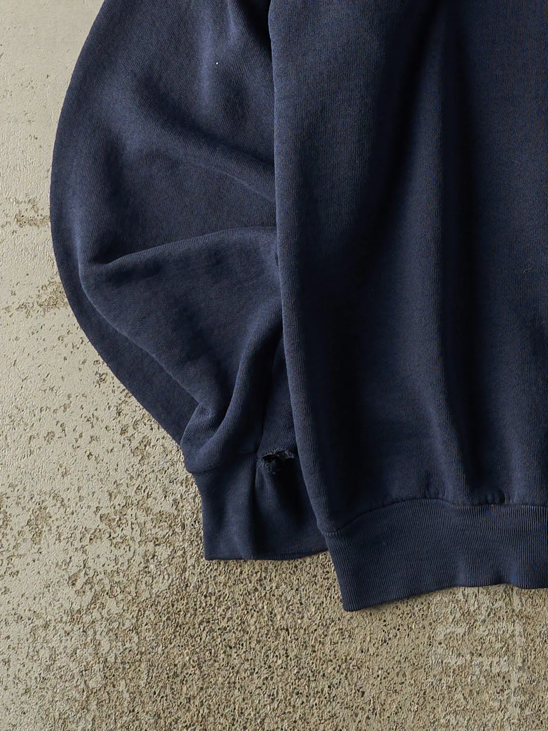 Vintage 80s Navy Blue Bootleg Polo Ralph Lauren Embroidered Crewneck (L/XL) sold by Rebalance Vintage product image thumbnail 3