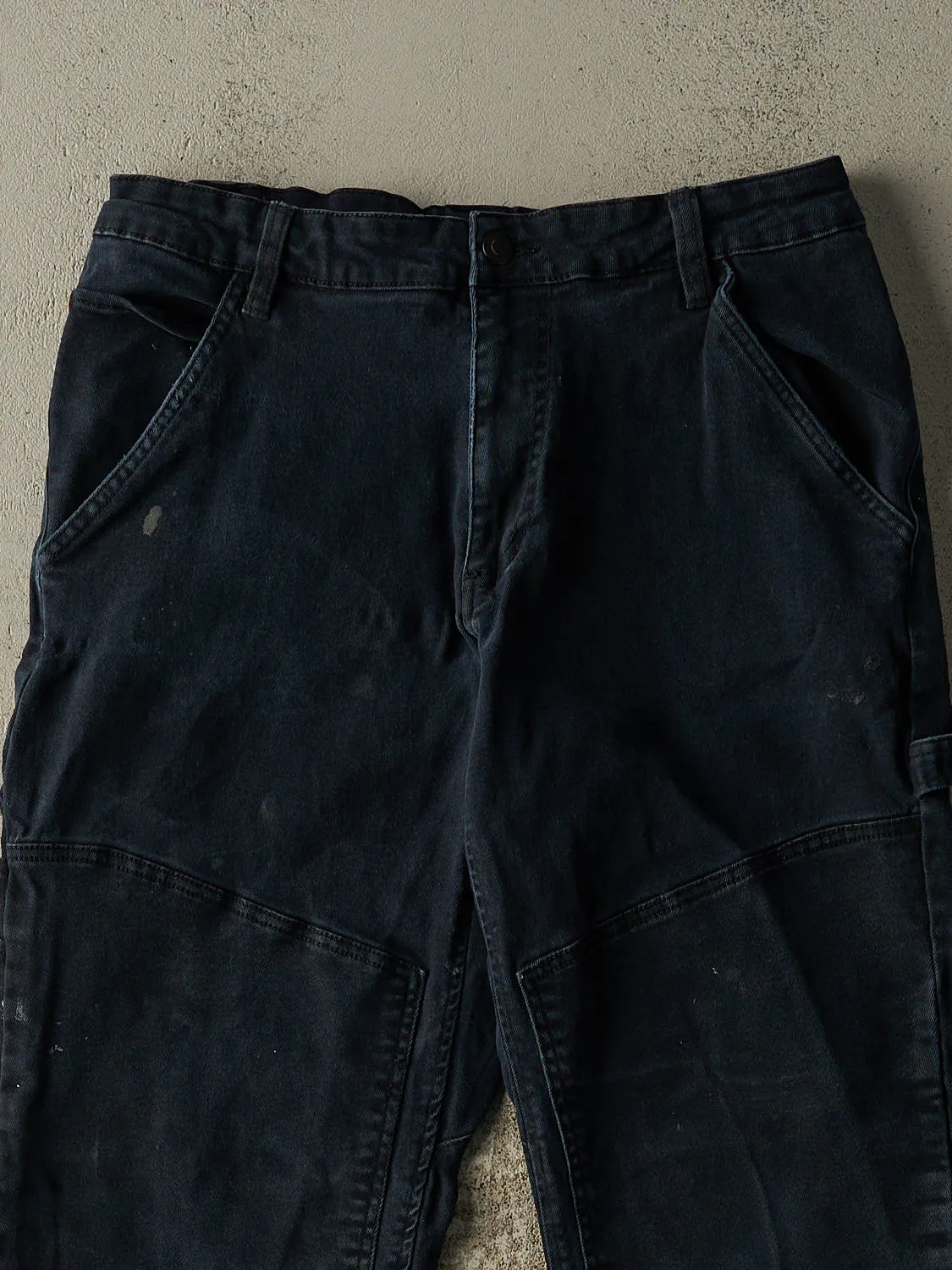 Vintage Y2K Faded Black CAT Double Knee Carpenter Pants (32x26) sold by Rebalance Vintage product image thumbnail 3