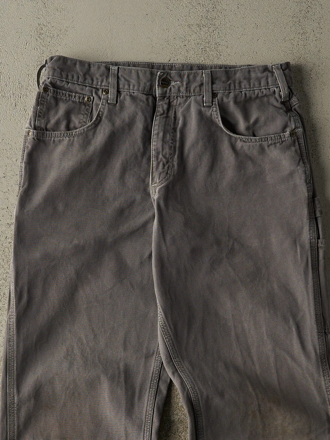 Vintage Y2K Grey Carhartt Carpenter Pants (33x29) sold by Rebalance Vintage product image thumbnail 3