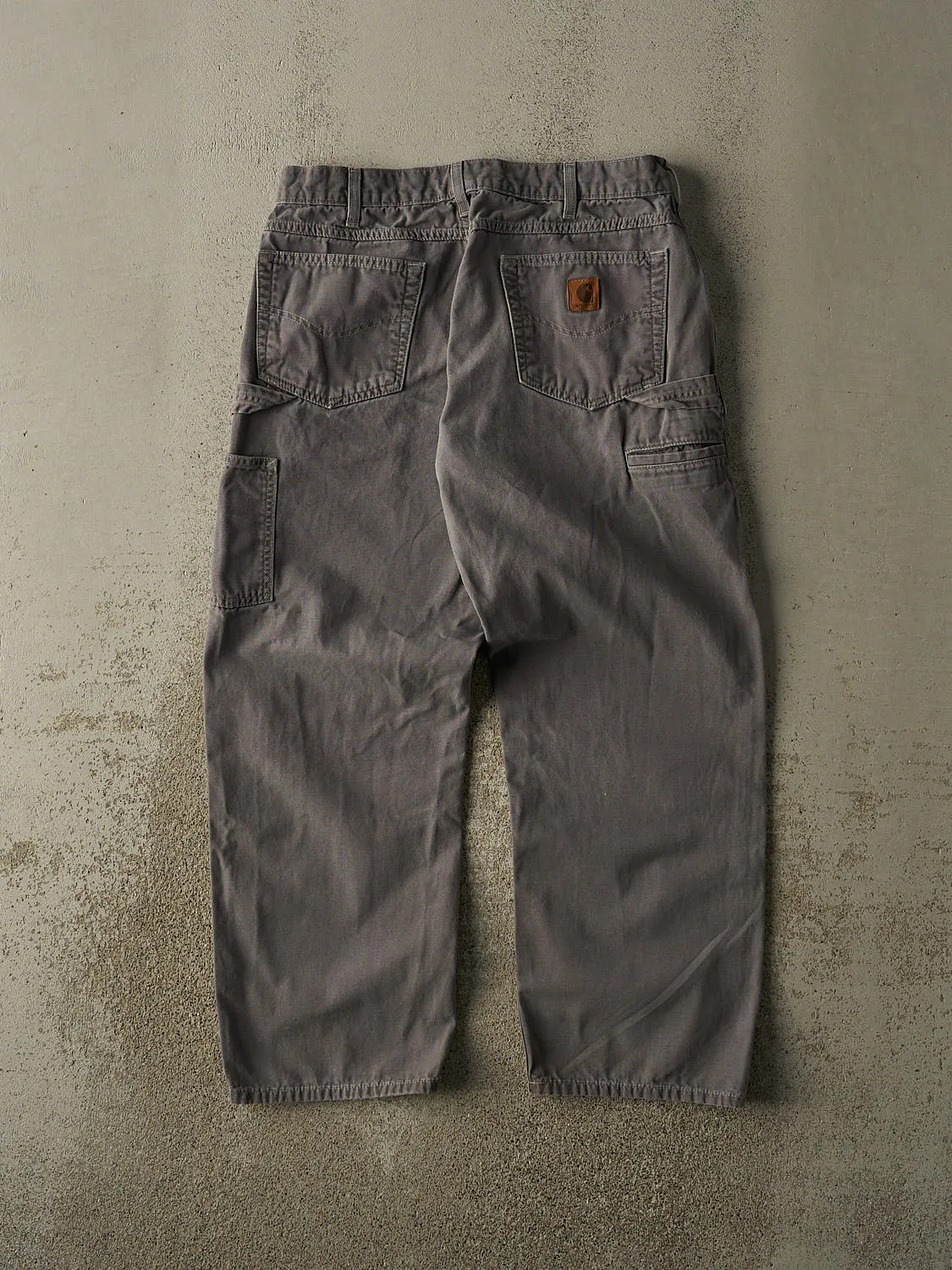 Vintage Y2K Grey Carhartt Carpenter Pants (33x29) sold by Rebalance Vintage product image thumbnail 2