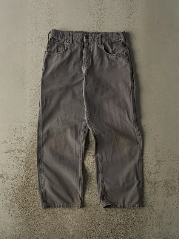 Vintage Y2K Grey Carhartt Carpenter Pants (33x29) sold by Rebalance Vintage