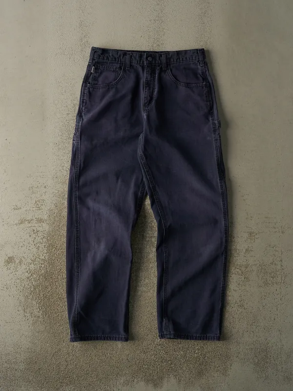 Vintage Y2K Navy Blue Carhartt Fire Resistant Carpenter Pants (33x31.5) sold by Rebalance Vintage